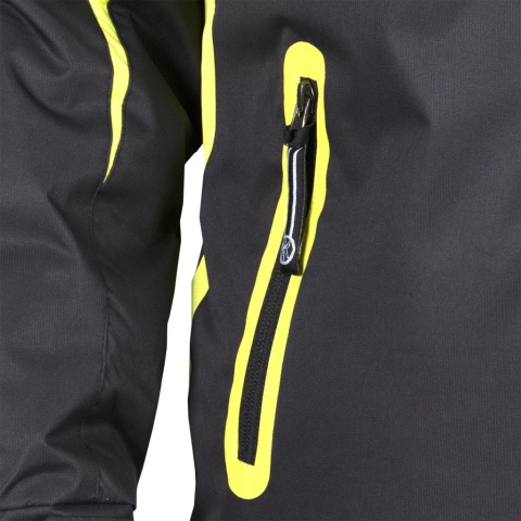 KURTKA OCHRONNA OCIEPLANA HERMAN POLAR CZARNO-SELEDYNOWA