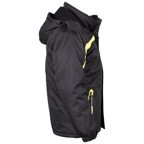 KURTKA OCHRONNA OCIEPLANA HERMAN POLAR CZARNO-SELEDYNOWA