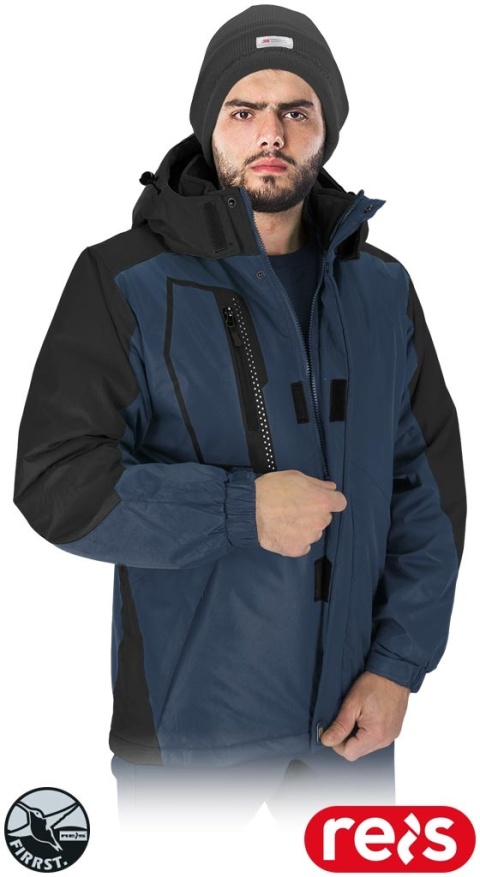 KURTKA OCHRONNA OCIEPLANA HOLM GRANATOWO-CZARNA