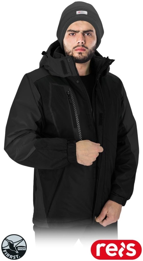 KURTKA OCHRONNA OCIEPLANA HOLM CZARNA