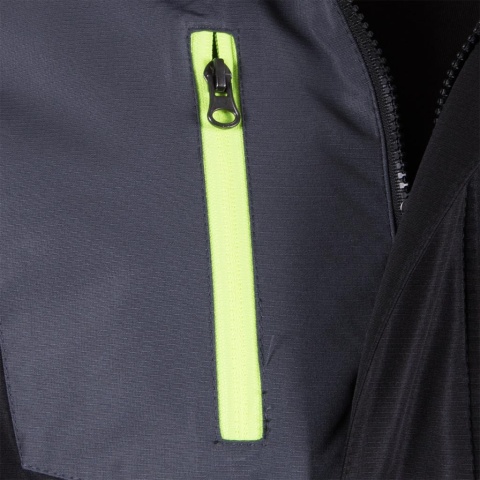 KURTKA OCHRONNA OCIEPLANA HYPER CZARNO-SZARA