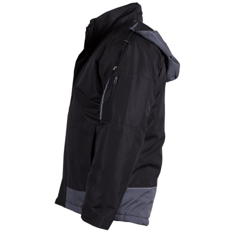 KURTKA OCHRONNA OCIEPLANA HYPER CZARNO-SZARA