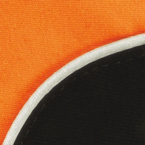 PRZEMYSŁOWY HEŁM LEKKI ANTYSKALPOWY HARDCAPA CZARNO-POMARAŃCZOWY