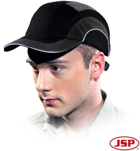 PRZEMYSŁOWY HEŁM LEKKI ANTYSKALPOWY HARDCAPA CZARNY