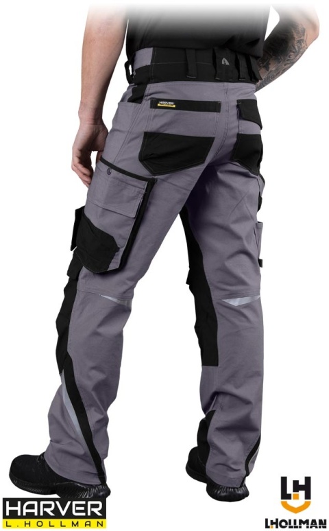 SPODNIE OCHRONNE DO PASA HARVERAIR SZARO-CZARNE