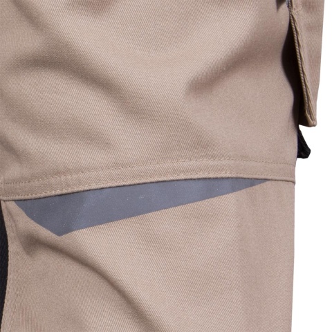 SPODNIE OCHRONNE DO PASA HARVER PROFILOWANE NOGAWKI NIEBIESKO-CZARNE