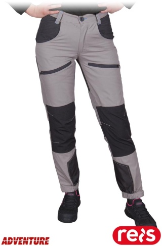 SPODNIE OCHRONNE DO PASA HOBBER DAMSKIE JASNOSZARO-CZARNE