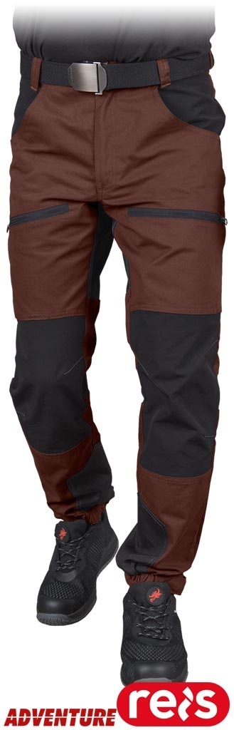 SPODNIE OCHRONNE DO PASA HOBBER BRĄZOWO-CZARNE