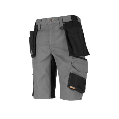 SPODNIE OCHRONNE DO PASA - KRÓTKIE HARVER SZARO-CZARNE