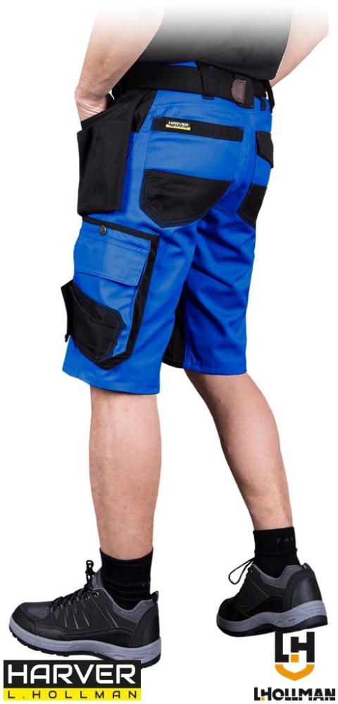 SPODNIE OCHRONNE DO PASA - KRÓTKIE HARVER NIEBIESKO-CZARNE