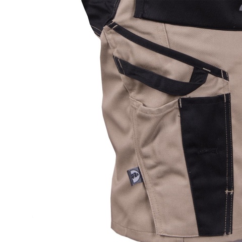 SPODNIE OCHRONNE DO PASA - KRÓTKIE HARVER BRĄZOWO-CZARNE