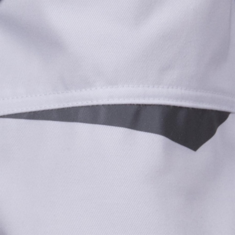 SPODNIE OCHRONNE RYBACZKI DO PASA - KRÓTKIE HARVER BIAŁO-SZARE