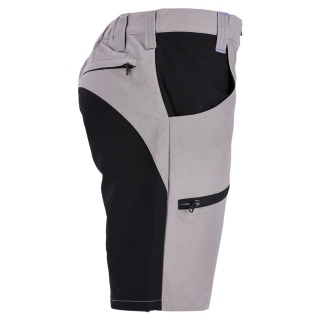 SPODNIE OCHRONNE DO PASA - KRÓTKIE HOBBER DAMSKIE JASNOSZARO-CZARNE