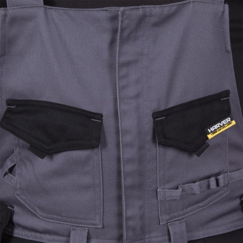 SPODNIE OCHRONNE OGRODNICZKI HARVER BIAŁO-SZARE