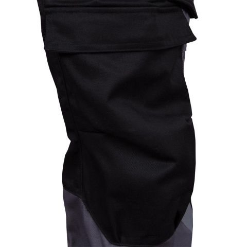 SPODNIE OCHRONNE OGRODNICZKI HARVER SZARO-CZARNE