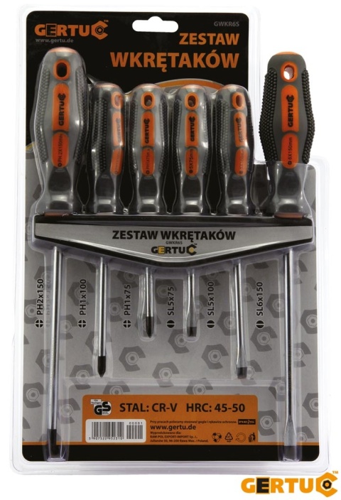 ZESTAW WKRĘTAKÓW 6 ELEMENTÓW