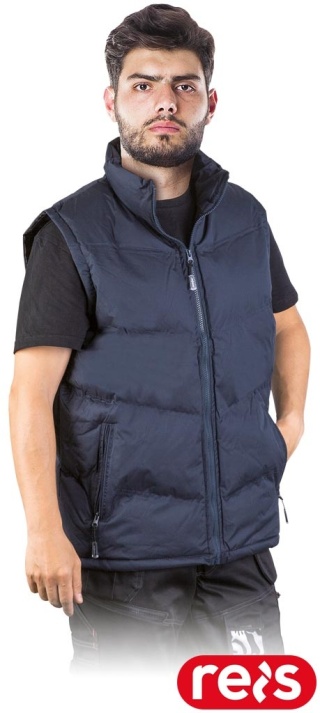 BEZRĘKAWNIK OCHRONNY OCIEPLANY GRENADA GRANATOWY