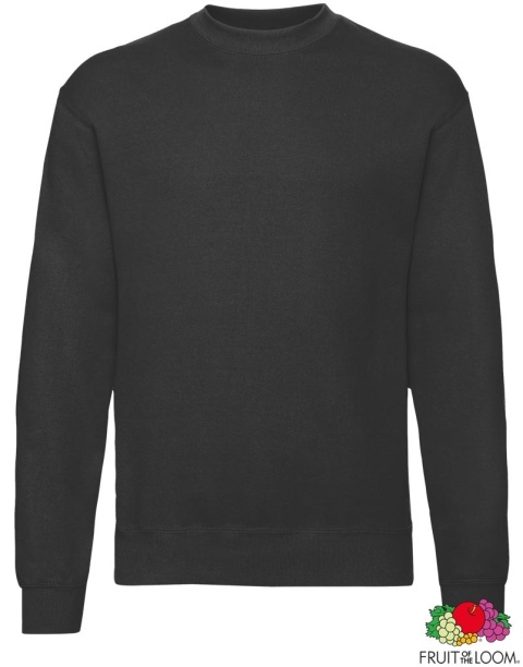 BLUZA SET-IN SWEAT CLASSIC CZARNA