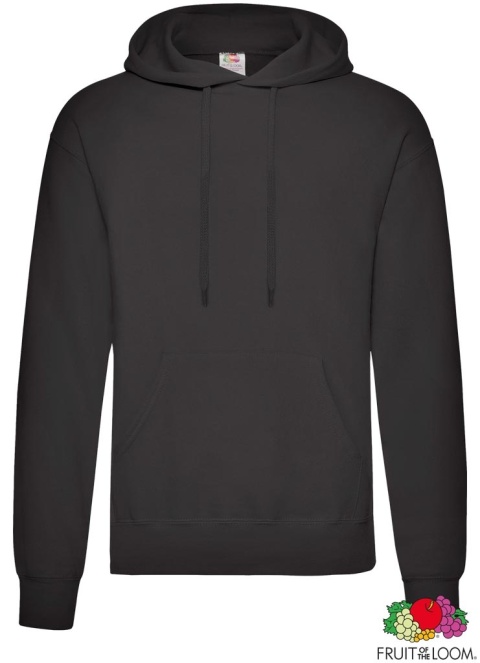 BLUZA FOTL-622080 SET-IN SWEAT CLASSIC CZARNA