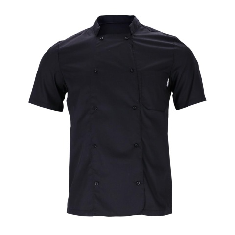 BLUZA KUCHARSKA FKRÓTKI RĘKAW FUCO CZARNA