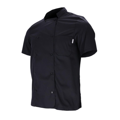 BLUZA KUCHARSKA FKRÓTKI RĘKAW FUCO CZARNA