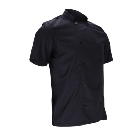 BLUZA KUCHARSKA FKRÓTKI RĘKAW FUCO CZARNA