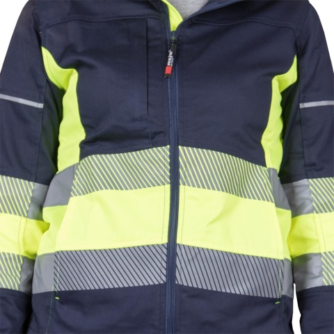 BLUZA OCHRONNA FRAUBAX DAMSKA CZARNO-ŻÓŁTA