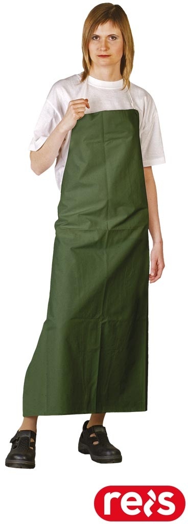 FARTUCH OCHRONNY PODGUMOWANY PCVLUX ZIELONY