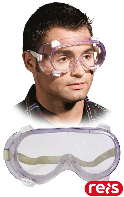 GOGLE OCHRONNE AIR TRANSPARENTNE