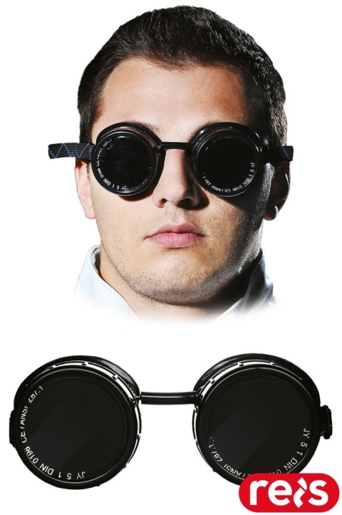 GOGLE OCHRONNE SPAWALNICZE CIRSMA CZARNE