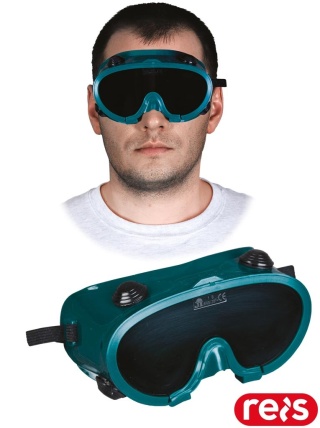 GOGLE OCHRONNE SPAWALNICZE SPARK ZIELONO-CZARNE