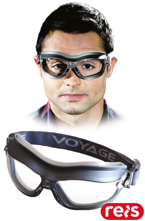 GOGLE OCHRONNE VOYAGE TRANSPARENTNE