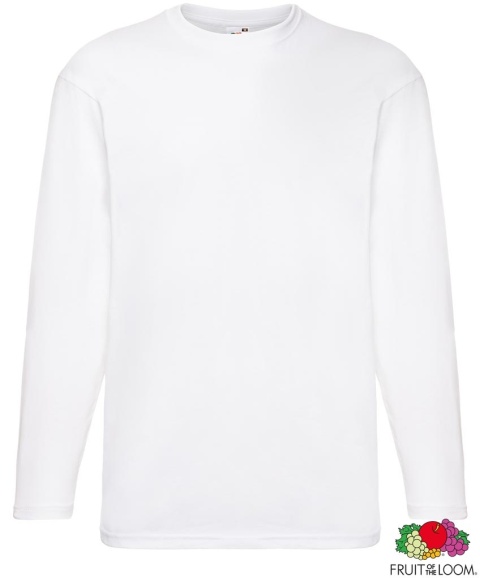 KOSZULKA Z DŁUGIM RĘKAWEM FOTL-610380 BIAŁA