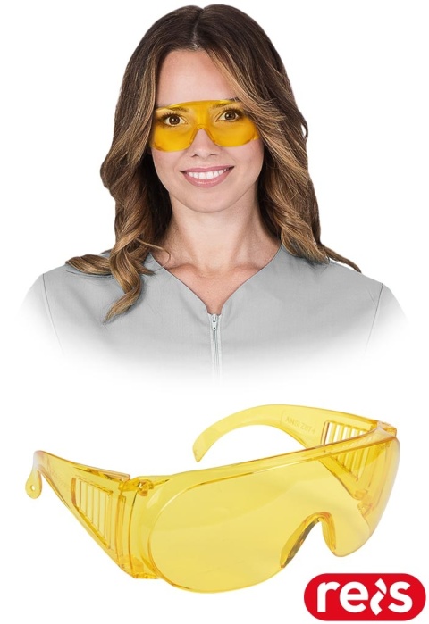 OKULARY OCHRONNE ICER-LIGHT ŻÓŁTE