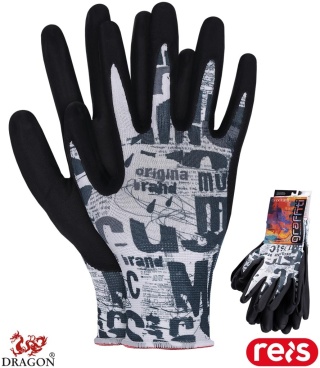RĘKAWICE OCHRONNE GRAFFITI 3pary