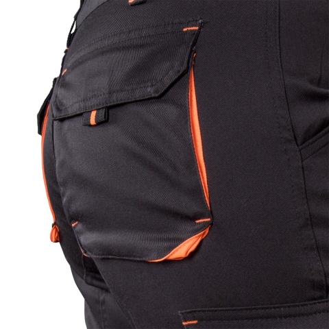 SPODNIE OCHRONNE DO PASA FRAU-JOG DAMSKIE SZARO-CZERWONE