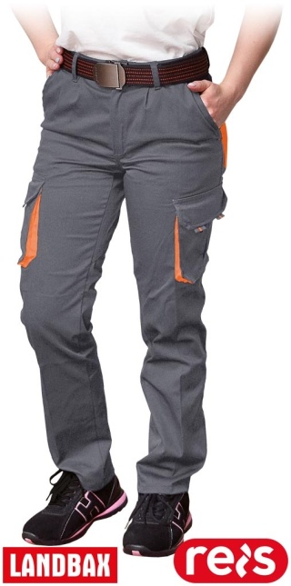 SPODNIE OCHRONNE DO PASA FRAULAND DAMSKIE SZARO-POMARAŃCZOWE