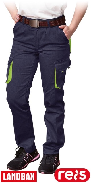 SPODNIE OCHRONNE DO PASA FRAULAND DAMSKIE GRANATOWO-ŻÓŁTE