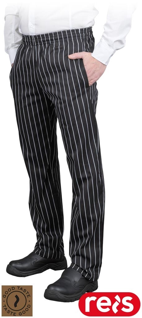 SPODNIE OCHRONNE DO PASA GENTO CZARNO-BIAŁE