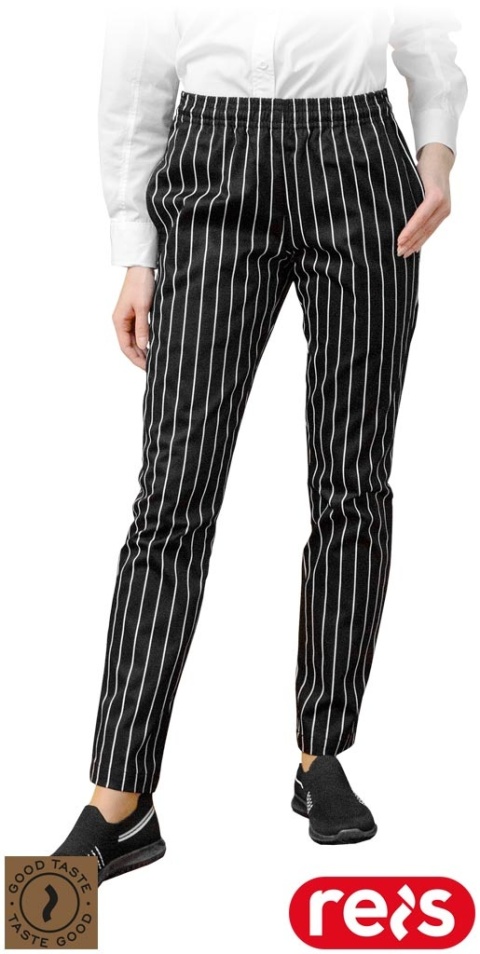 SPODNIE OCHRONNE DO PASA GENTO DAMSKIE CZARNO-BIAŁE