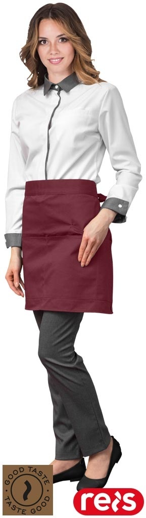 ZAPASKA OCHRONNA GRETTO CIEMNOCZERWONY DWIE DŁUGOŚCI