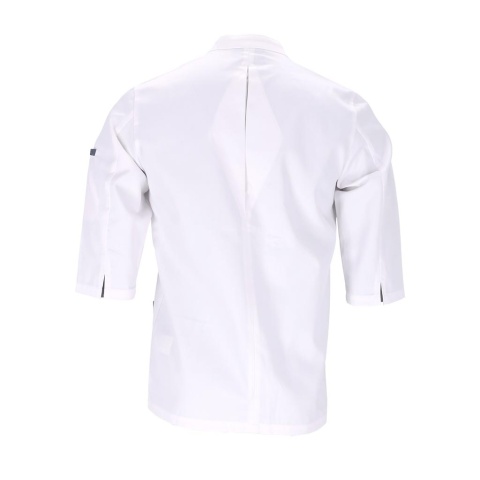 BLUZA KUCHARSKA OCHRONNA DOLCE Z DŁUGIM RĘKAWEM BIAŁO-SZARA