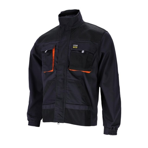 Bluza robocza FORECO-J SBJS męska BHP wzmocniona 260g zamek kieszenie OEKO-TEX