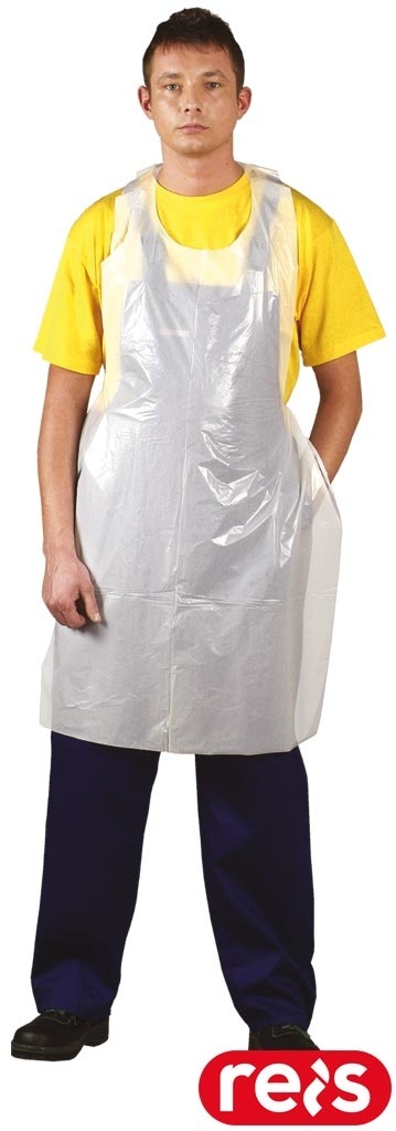 FARTUCH FOLIOWY 100SZT W OPAKOWANIU BIAŁE