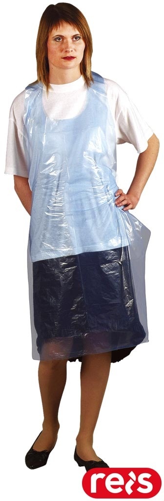 FARTUCH FOLIOWY 100SZT W OPAKOWANIU NIEBIESKIE