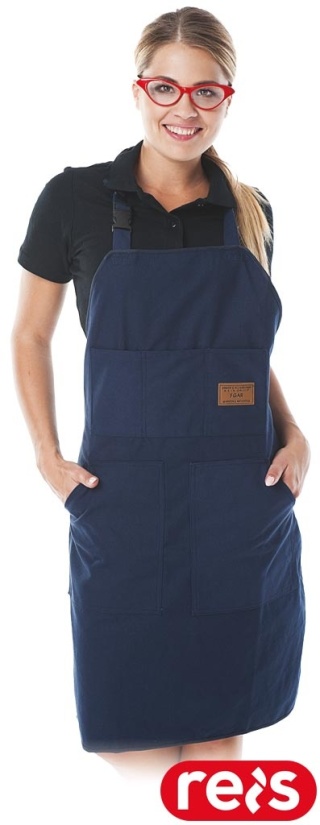 FARTUCH OCHRONNY GARDAM BAWEŁNIANY GRANATOWY