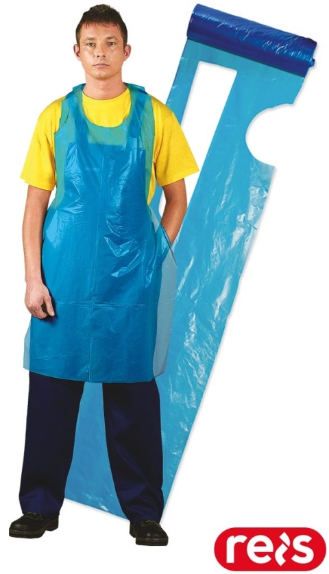 FARTUCH ROLL FOLIOWY 100SZT W ROLCE NIEBIESKI