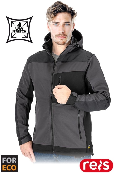 KURTKA OCHRONNA FORECO SOFTSHELL 4 KIERUNKOWY STRECZ