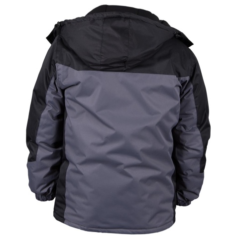 KURTKA OCHRONNA OCIEPLANA FANGER POLAR SZARO-CZARNA