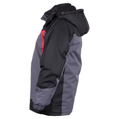 KURTKA OCHRONNA OCIEPLANA FANGER POLAR SZARO-CZARNA